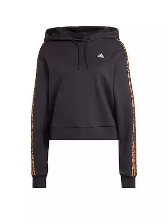 ADIDAS | Damen Hoodie Essentials 3-Streifen Animal Print Relaxed | 